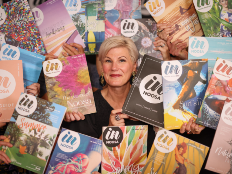 Deb Caruso - 10 years IN Noosa Magazine